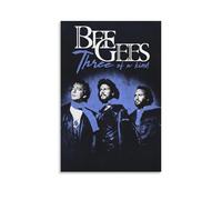 ZXXSCPCB Bee Gees - Póster decorativo para álbum de música de cantantes populares, 20 x 30 cm, estilo sin marco