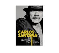 ZXXSCPCB Carlos Santana - Póster decorativo para álbum de música de cantantes populares, 40 x 60 cm, estilo sin marco