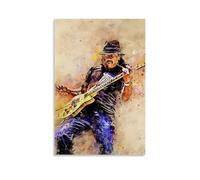 ZXXSCPCB Carlos Santana - Póster decorativo para álbum de música de cantantes populares, 50 x 75 cm, estilo sin marco