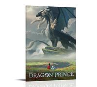 ZXXSCPCB Póster de anime clásico de anime The Dragon Prince Hot Blooded para pared, pintura decorativa para dormitorio, 20 x 30 cm, estilo marco