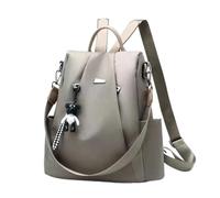 ZXYBAOD Mochila Escola Mujeres Resistente Al Agua Oxford Tela Antirobo Mochila, De Bolsillo Múltiple con Colgante para El Uso Casual Viajes