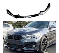 ZXYHBHD Compatible con BMW 1 Series F20 F21 M-Pack 118i 120i 2015-2019, alerón de Parachoques Delantero, Divisor de Kit de carrocería Inferior de Coche,Gloss Black