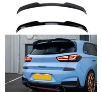 ZXYHBHD Compatible con Hyundai I30N MK3 2017+, alerón de Techo para Ventanas traseras de Coche, Kit de carrocería para Coche, Estilo Deportivo,Gloss Black