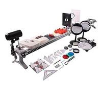 ZXYHLLGK Kit de experimentos ópticos: Lentes cóncavas y convexas Grandes, Modelo científico Educativo for experimentos de imágenes estenopeicas.