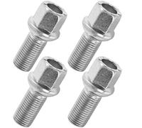 ZXYIWSDF Coche Pernos Cubo Hueco Compatible con A8 para 4E 1994 1995 1996 1997 1998 1999 2000 2001 2002 4X Pernos De Rueda De Automóvil Tuercas Radio De Rosca De 28 Mm OEM: WHT002437 431601139A