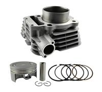 ZXYIWSDF Pistón de Cilindro Compatible con para YBR250 YS250 2007 2008 2009 1S4-11311-00-A0 74 Mm Motor De Motocicleta Bloque De Cilindros De Aire Anillos De Pistón Junta De Base De Cabeza
