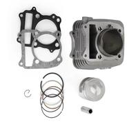 ZXYIWSDF Pistón de Cilindro Compatible con Suzuki para DR200SE 1996-2013 para SX200R 1985-1990 1986 1987 1988 1989 Kit De Juntas De Pistón Y Culata De Motocicleta De 66 Mm