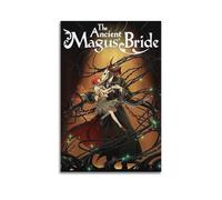 ZXYYHBG Póster de anime de La novia del mago, póster decorativo de lienzo para pared e impresión artística moderna para decoración de dormitorio familiar, 16 x 24 pulgadas (40 x 60 cm)