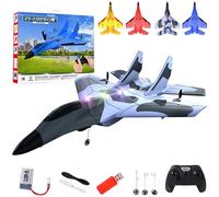 ZY 530 Pro RC Plane, Zy-530 RcPlane, Remote Control Glider Airplane for Adults, 2.4ghz Planes Model, Easy to Fly RcFighter, Anti-Collision Silicone Nose (Gray)