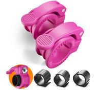 ZY-HUAN Mini Abrazaderas para Mancuernas 23mm-30mm Ajustables Cierres Barra Olímpica Accesorios Ideales para Body Pump, Halterofilia, Fitness (Rosa)