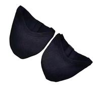 ZYAGH 1/2/5/10 Pares de Zapatos de Gimnasia Deportiva de Arte, Zapatos de Baile, Punta, Media Suela, Vientre(2 Pairs Black,S 34-35)