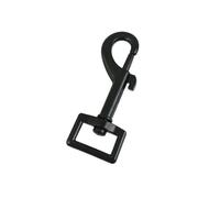 ZYAGH 10 Uds. De Hebilla De Langosta De Metal De 15/20/25mm, Correa for Bolso, Hebillas Giratorias, Abrazadera for Collar De Perro, Gancho, Llavero, Mosquetón, Accesorio De Cierre(Black,15mm-10Pcs)