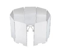 ZYAGH 9 Plates Foldable Gas Stove Windshield Outdoor Camping Cooking Burner Windproof Screen Aluminium Alloy Wind Shield