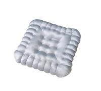 ZYAGH Cojines de meditación Cojín de meditación en Forma de Galleta de 40 x 40 cm, de Felpa, Lavable a máquina, for Estudiantes, decoración de Sala de Estar. para Adultos(Square Grey)