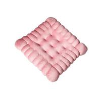 ZYAGH Cojines de meditación Cojín de meditación en Forma de Galleta de 40 x 40 cm, de Felpa, Lavable a máquina, for Estudiantes, decoración de Sala de Estar. para Adultos(Square Purple)