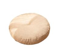 ZYAGH Cojines de meditación Cojín de meditación Redondo y Grande for Adultos, Tatami Grueso for Yoga al Aire Libre. para Adultos(Cream,Round 42cm)