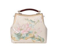 ZYAGH Exquisite Embroidered Handbag Banquet White Clutch