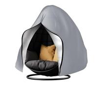 ZYAGH Funda Balancin Jardin Exterior Funda Impermeable For Silla Colgante De Patio, For Exteriores, Un Solo Asiento, con Cremallera, Resistente para Silla Colgante De JardíN(Grey,115X190CM)