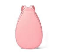 ZYAGH Mochila De Tenis Portátil De Gran Capacidad, Impermeable, con Cierre De Cremallera, Pickleball, Color Sólido, Ligera, Bolsa for Raquetas Deportivas(Pink)