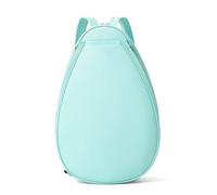 ZYAGH Mochila De Tenis Portátil De Gran Capacidad, Impermeable, con Cierre De Cremallera, Pickleball, Color Sólido, Ligera, Bolsa for Raquetas Deportivas(Light Blue)