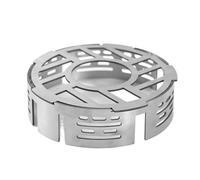 ZYAGH Outdoor Portable Gas Stove with Windproof Ring Camping Accessories Head Wind Deflector Heat-concentrating Cooking Round Cover(S)