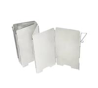 ZYAGH Outdoor Stove Wind Shield Camping Windscreen 9 Plates Foldable Gas Cookers Deflectors Equipment Accessory Tool