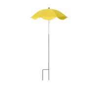 ZYAGH Sombrilla for plantas de larga duración, ajustable, for exteriores, estaca, protector de sombra for plantas en maceta y flores.(Yellow,XXL)