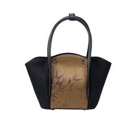 ZYAGH Vintage Print Handbag, Antique Style Flag-Patterned Banquet With Square Bag