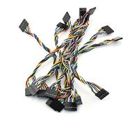 ZYAMY - 10 Pines 8P de línea Dupont 8P de 2,54 mm Hembra a Hembra, Conector de Cable Dupont, Cable de Puente para Tablero de 20 cm