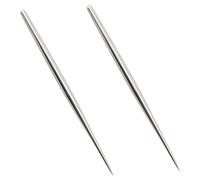 ZYAMY 2 agujas de acero inoxidable para detalles de varilla de 15,2 x 0,6 cm para modelado de cerámica, escultura, arcilla, herramientas de cerámica, herramientas para modelo, línea de tela, textura