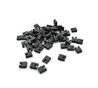 zyamy 30 piezas 2,54 mm negro Jumper Caps placa de circuito estándar Derivaciones de gorra de Jersey corto circuito conexión pin bloques