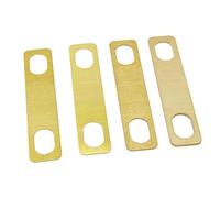 ZYAMY 4 cuñas para el cuello de guitarra, incluye 2 piezas de 0,2 mm, 1 pieza de 0,5 mm y 1 pieza de 1 mm de grosor, accesorios para instrumentos musicales de bajo