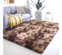 ZYANBIN Alfombra de Felpa 300 x 480 cm Parte Inferior Lavable Alfombra de Felpa Extragrande para Dormitorio, Comedor, Pasillo y Habitación Juvenil, Marrón