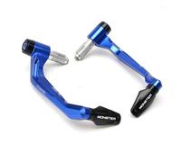 ZYAURA F Protector de puños de Manillar CNC for Ducati Monster 821, 695, 696, 797, 1200, 1200S y 1100/S, palancas de Embrague y Freno. Y(Blue)