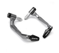 ZYAURA F Protector de puños de Manillar CNC for Ducati Monster 821, 695, 696, 797, 1200, 1200S y 1100/S, palancas de Embrague y Freno. Y(Gray)