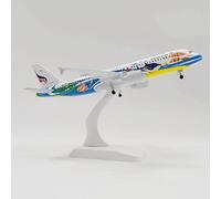 ZYAURA Imagen Ambiental For: 20 Cm 1:300 Scale Airbus A320 Neo Bankok Airline Aircraft Die Cast Alloy Model Toy