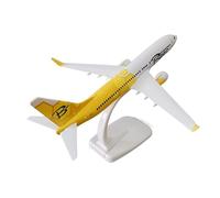 ZYAURA Imagen Ambiental For: Alloy Metal Ukrainian Airbee Airlines Boeing 737 B737 Die Casting Aircraft Model
