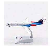 ZYAURA Imagen Ambiental para: 1/200 Escala Fokker 100 OM-BYB Slovak Airlines avión Modelo de avión de aleación