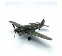 ZYAURA Imagen Ambiental para: 1:72 American P-40B Flying Tigers Fighter World War II Modelo de avión ABS Simulación estática Ornamento