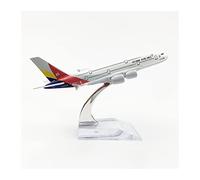 ZYAURA Imagen Ambiental para: aeronave de 1/400 aeronave Airbus A380 Asiana Airlines Aloy Aircraft Modelo