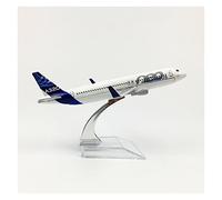 ZYAURA Imagen Ambiental para: Avión de Metal a Escala 1/400 Airbus 320 A320 Neo Air Modelo de avión de pasajeros Avión Fundido a presión