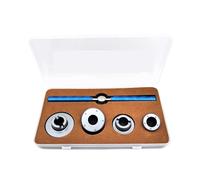 ZYAYNG 1 Juego de abridor Carcasa Trasera Reloj con Llave Mano + 4 Troqueles ranurados 20mm, 30mm, 33mm y 42mm, Conjunto Herramientas reparación for Apertura para Relojes(5 Claw 5pcs Set)