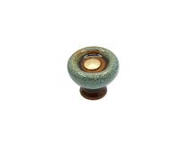 ZYAYNG 10 Pcs Marble Leopard Ceramic Handle Small Furniture Cabinet Door Drawer Creative Round Single Hole Para Armarios(Color 10)