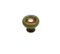 ZYAYNG 10 Pcs Marble Leopard Ceramic Handle Small Furniture Cabinet Door Drawer Creative Round Single Hole Para Armarios(Color 9)