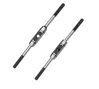 ZYAYNG 2 uds llave de grifo ajustable mango M1-M10 soporte barra roscar recta escariador grifos y troquel herramientas roscado herramienta mano Para Bricolaje