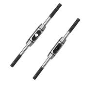 ZYAYNG 2 uds llave de grifo ajustable mango M1-M10 soporte barra roscar recta escariador grifos y troquel herramientas roscado herramienta mano Para Bricolaje