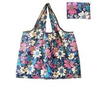 ZYAYNG 5Pcs Large Foldable Shopping Bag Reusable Grocery Tear-Proof Nylon Suitable For Recycling Gift Para Compras(Color4)