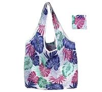 ZYAYNG 5Pcs Reusable Shopping Bags Women Foldable Tote Grocery Bag Folding Large Capacity Handbags Beauty Fruit Vegetables Para Compras(Color2)