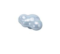 ZYAYNG 6PCS Ceramic Cloud Shape Pearl Finish Colorful Drawer Pulls for Kitchen Cupboard Dresser Wardrobe Para Armarios(Color 4)