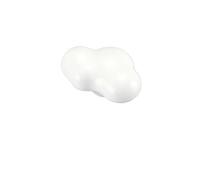 ZYAYNG 6PCS Ceramic Cloud Shape Pearl Finish Colorful Drawer Pulls for Kitchen Cupboard Dresser Wardrobe Para Armarios(Color 1)